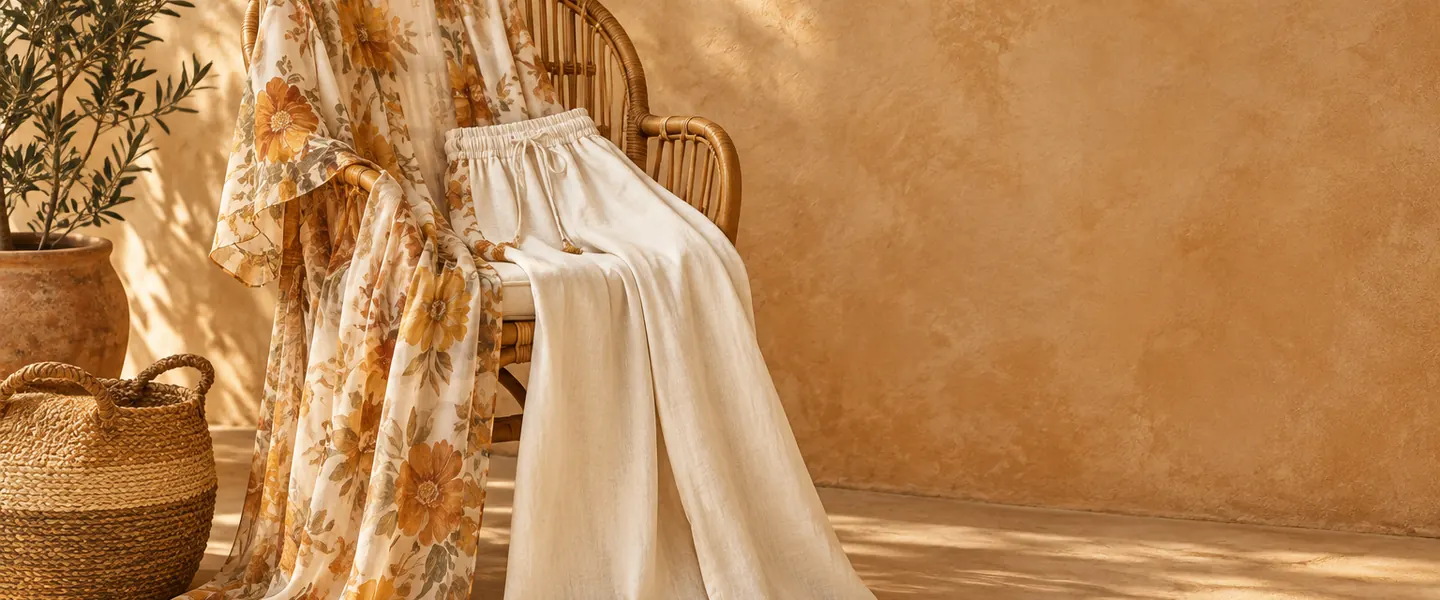 Blazan — women's boho apparel — linen pants, kimonos, cardigans, skirts & relaxed outerwear